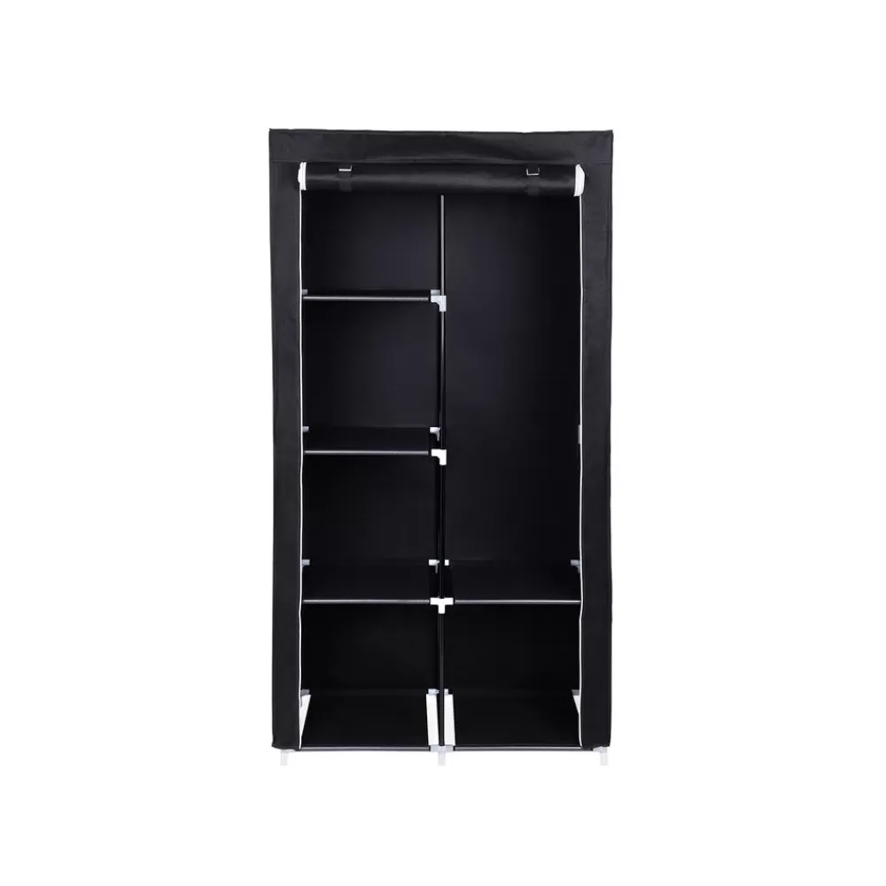 Cheap Armoire toile 2 colonnes Chambre | Rangements À Vêtements