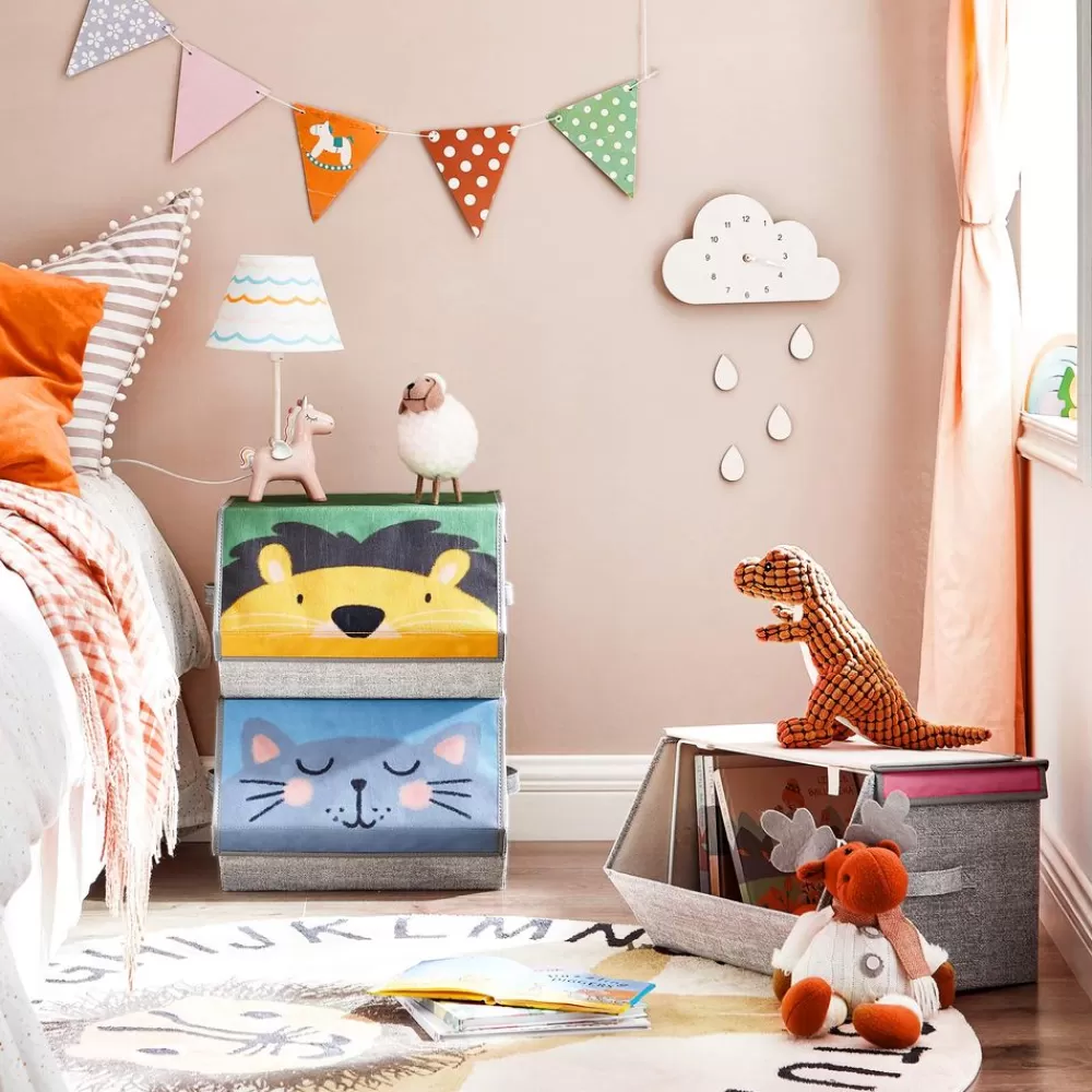 Cheap 3 Bacs animaux Enfant Chambre | Rangements À Cubes