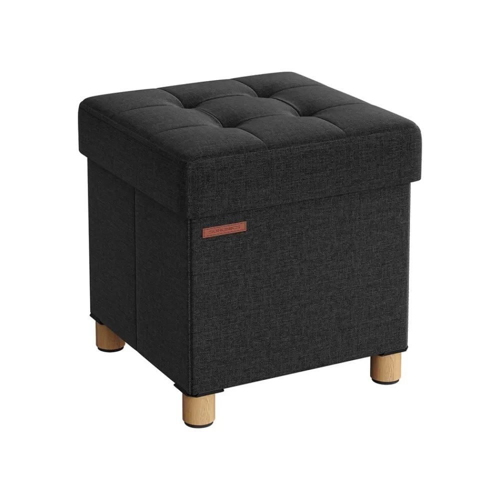 Discount Banc avec angement pliable noir Bancs De Rangement | Bancs De Rangement