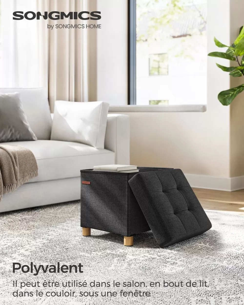 Discount Banc avec angement pliable noir Bancs De Rangement | Bancs De Rangement