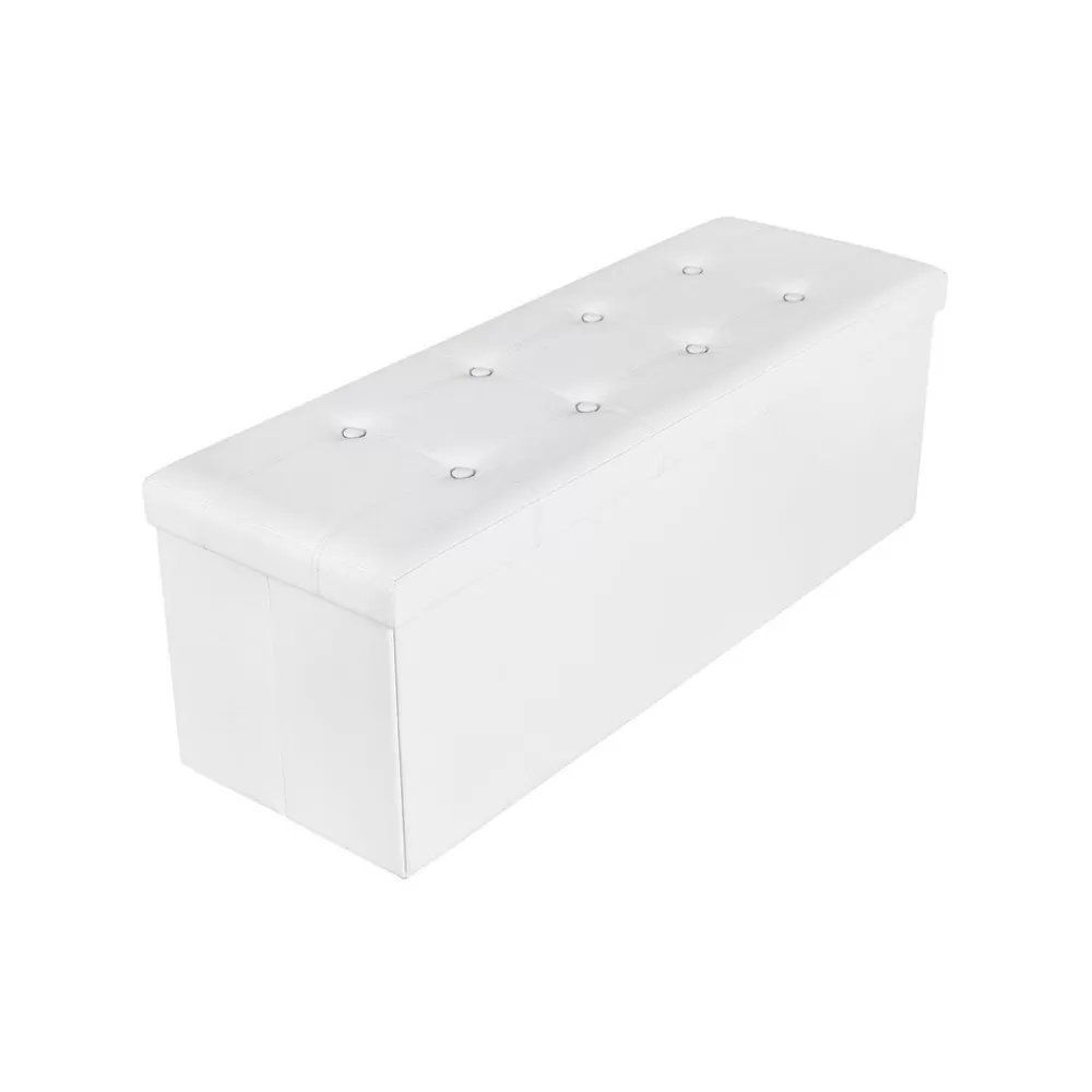 Best Banc de rangement 150L blanc Chambre | Bancs De Rangement