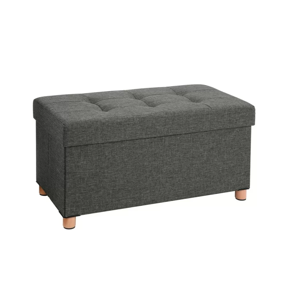 Online Banc de rangement 65L gris foncé Chambre | Salon