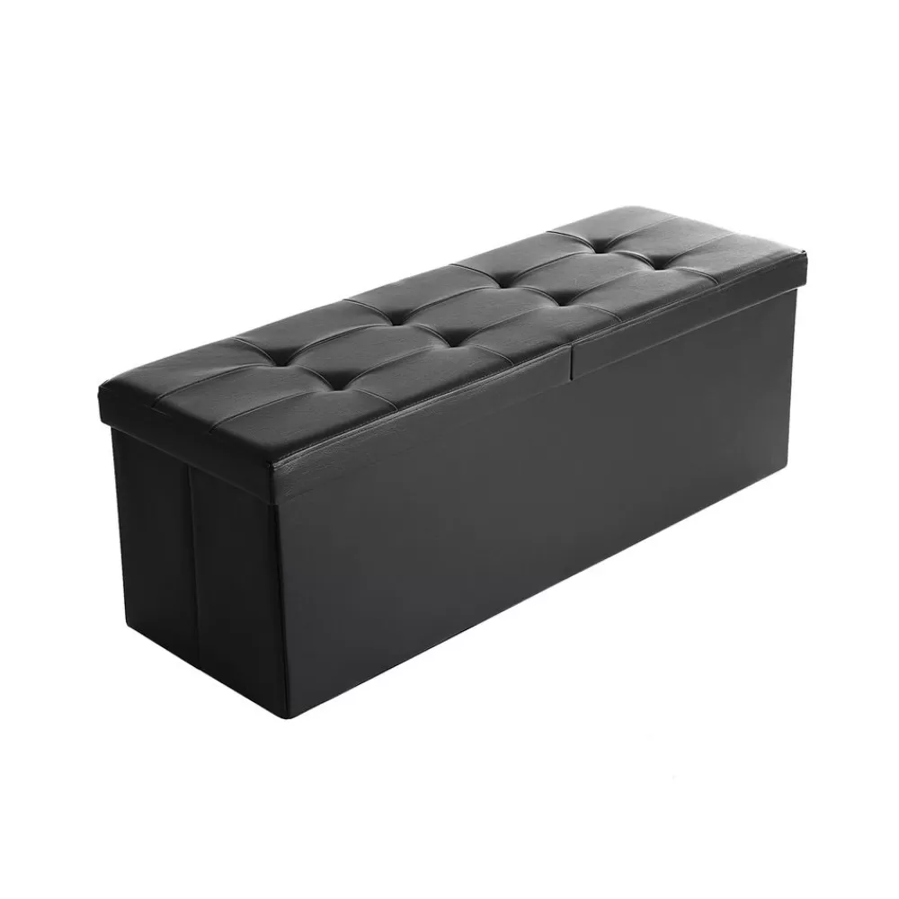 Hot Banc de rangement 120L noir Chambre | Salon