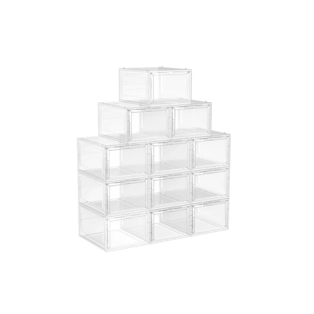 Cheap 12 Boîtes chaussure transparent Entrée | Chambre