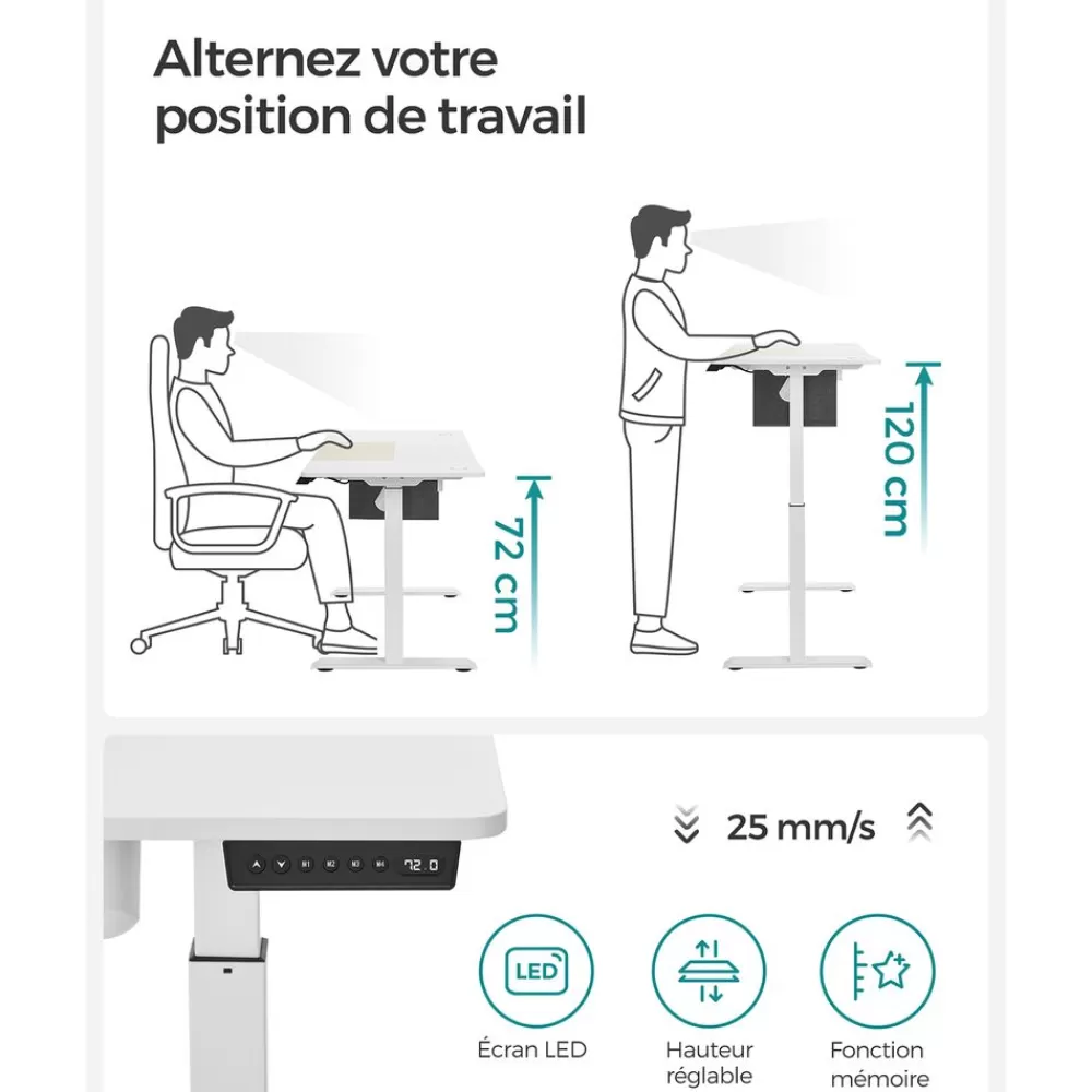 Flash Sale Bureau 120 cm grège Bureau