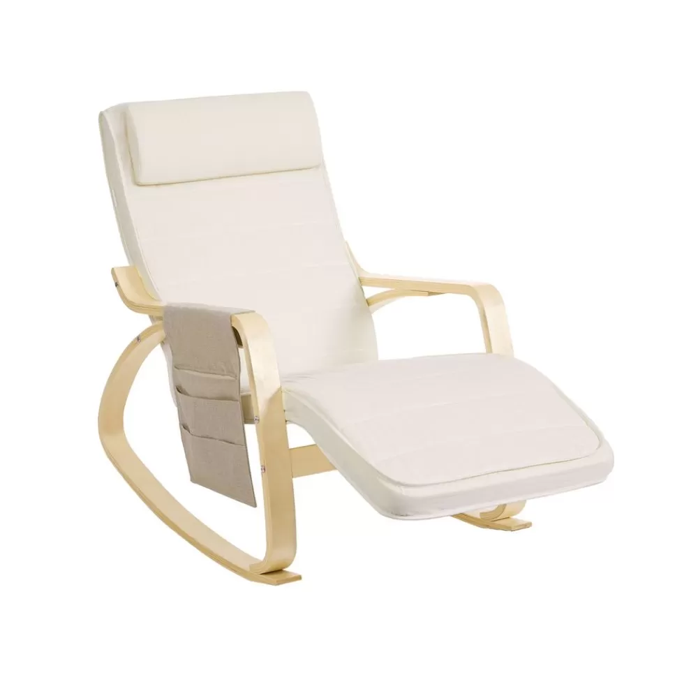 Online Fauteuil à bascule beige Salon | Fauteuil À Bascule