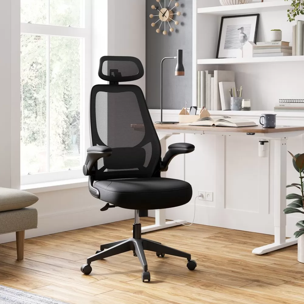 Online Fauteuil d'ordinateur ergonomique réglable Chaises Ergonomiques En Maille | Fauteuils De Bureau