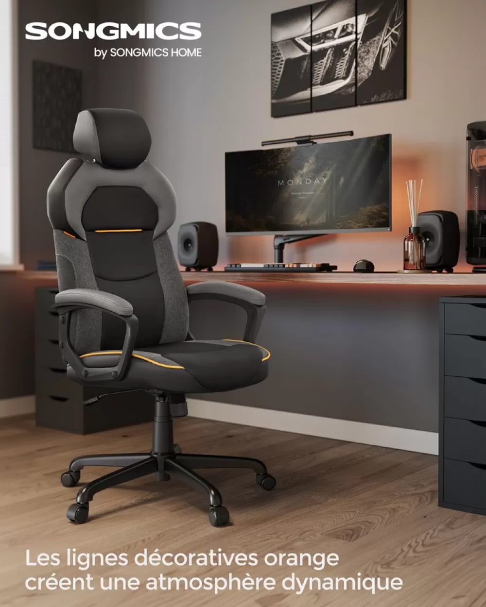 Outlet Fauteuil dossier matelassé Fauteuils De Bureau | Chaises Gamer