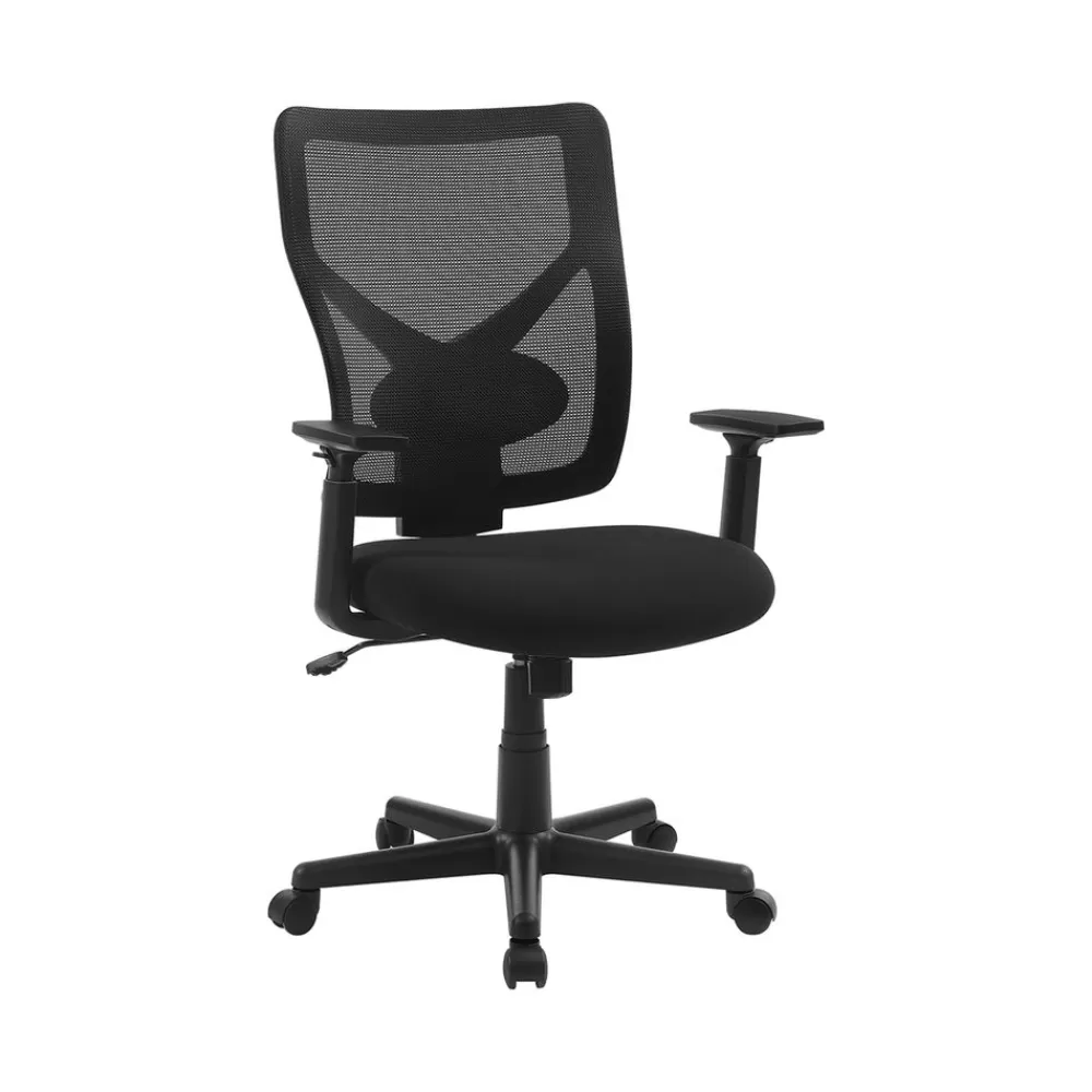 Outlet Fauteuil ergonomique réglable en toile gris tourterelle Chaises Ergonomiques En Maille | Fauteuils De Bureau