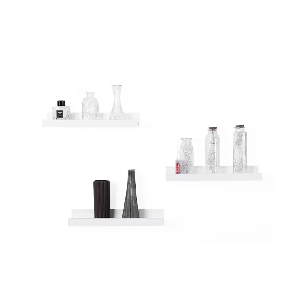 Fashion LED Moderne Meuble TV avec Étagères Ouvertes en Verre Salon | Meubles Tv