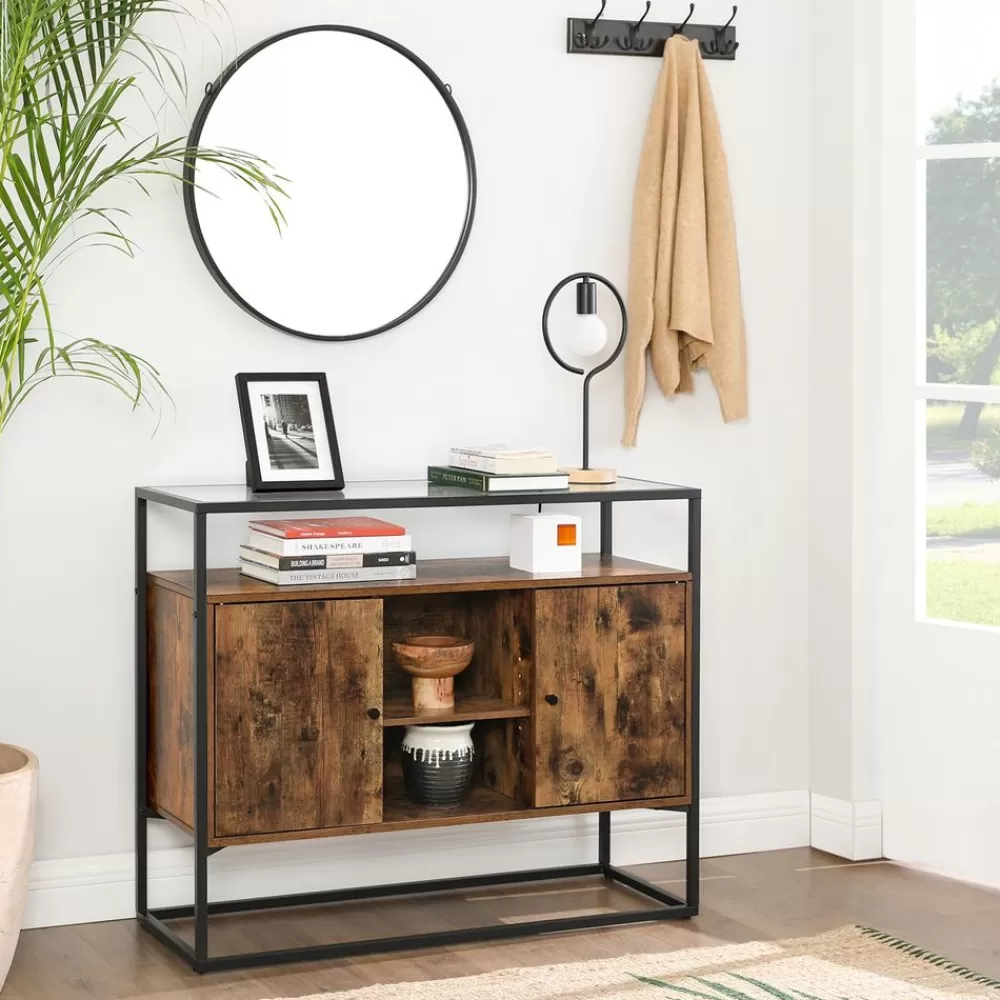 Best Sale Meuble de rangement verre trempé Entrée | Salon