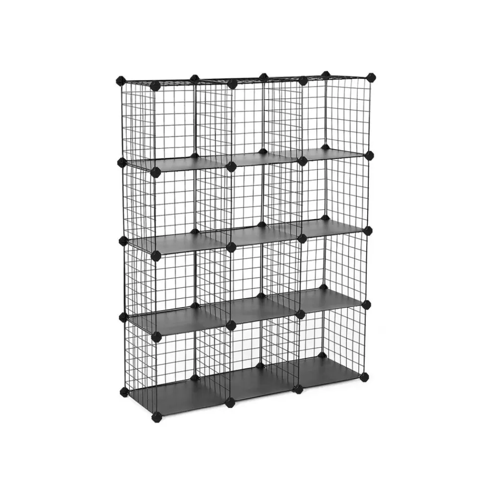 Best Meuble modulable grille 12 cubes Entrée | Chambre