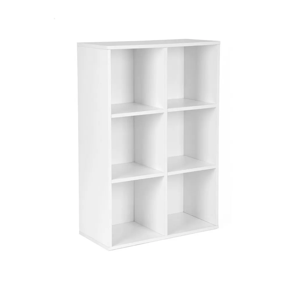 Fashion Meuble rangement 6 casiers blanc Enfant Chambre | Salon