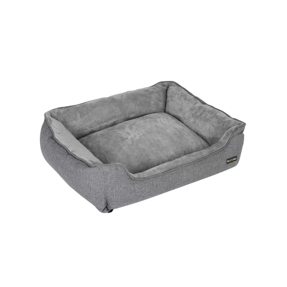 Best Sale Panier pour chien peluche gris Paniers Pour Chien