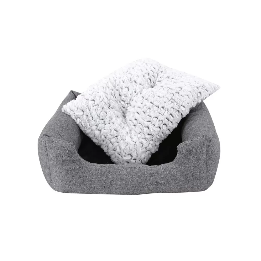 Cheap Panier pour chien S gris Paniers Pour Chien