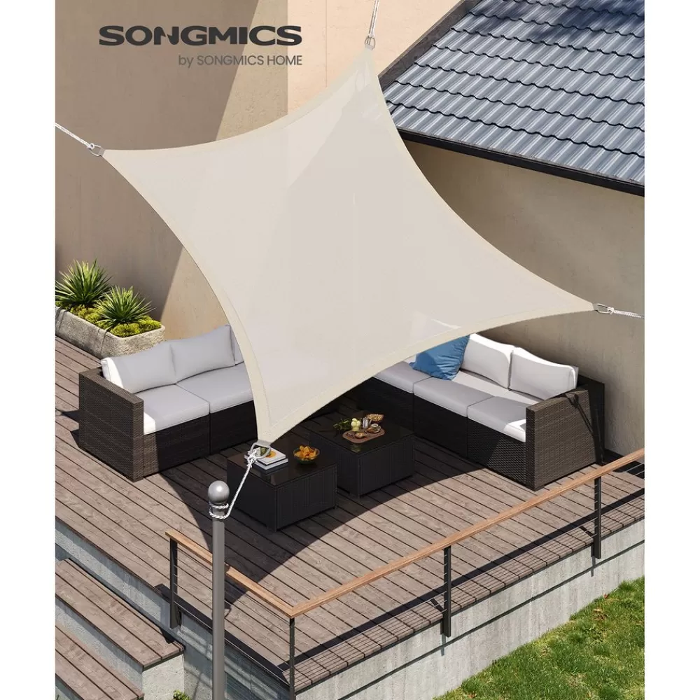 Cheap Parasol bois Ø2,7 m beige Parasols