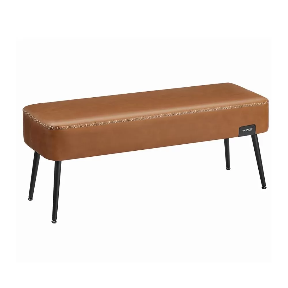Discount Petit tabouret de rangement pliable PU 31 x 41 x 31 cm noir d’encre Bancs De Rangement | Bancs De Rangement