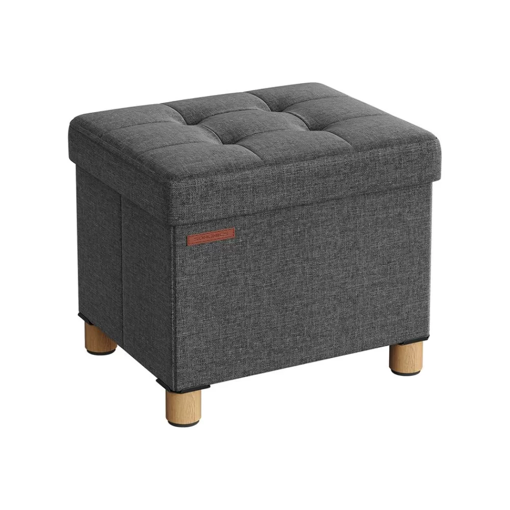 Cheap Pouf 38 x 38 x 40 cm noir Bancs De Rangement | Bancs De Rangement