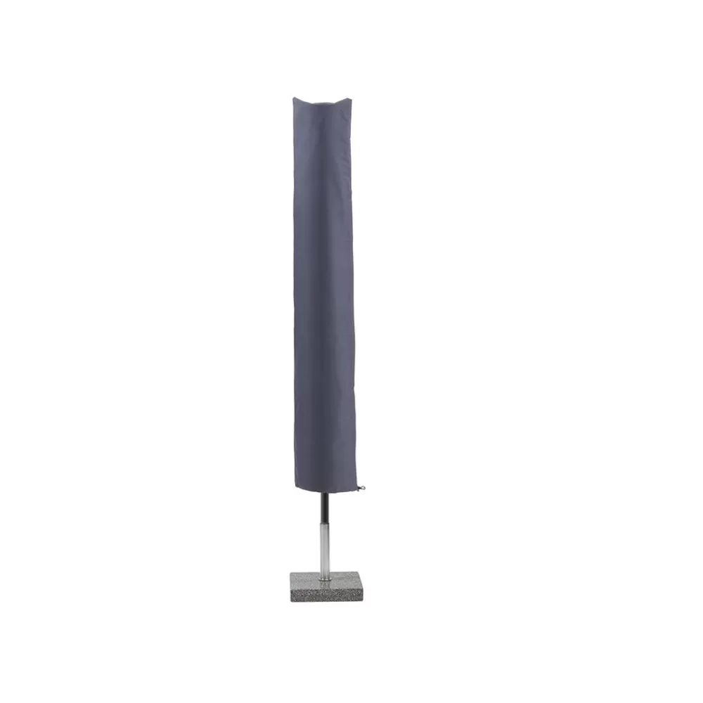 Cheap Store latéral avec caisson en acier 140 x 300 cm gris Stores Latéraux