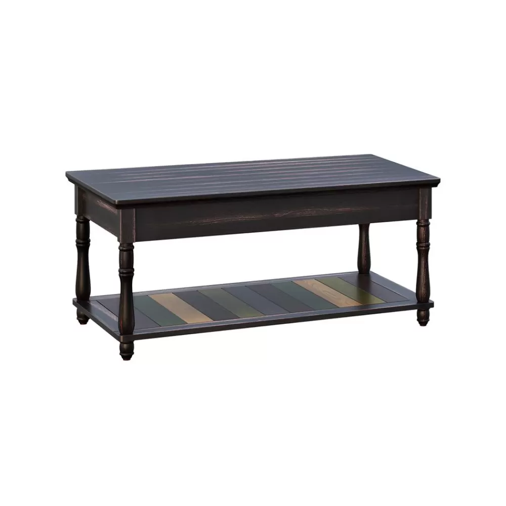 Hot Table basse rustique multicolore Salon | Tables Basses