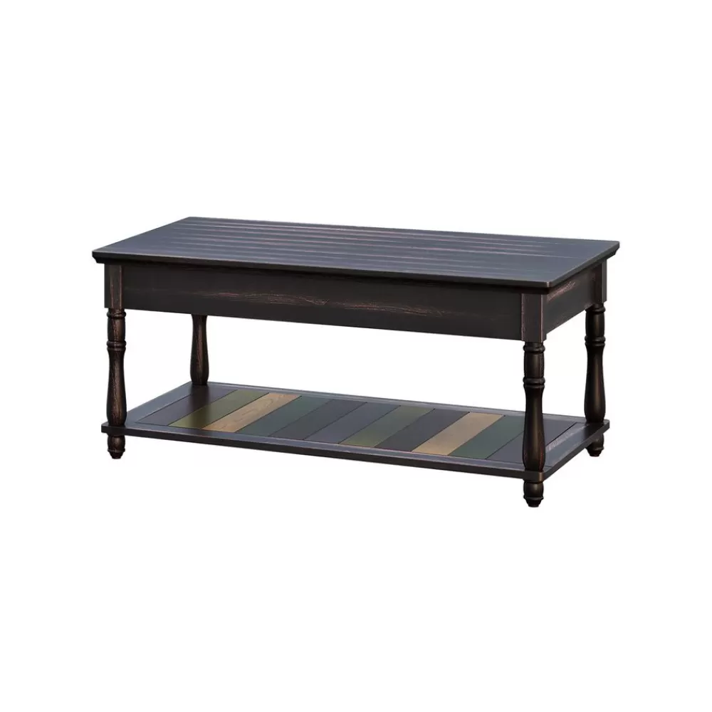 Hot Table basse rustique multicolore Salon | Tables Basses