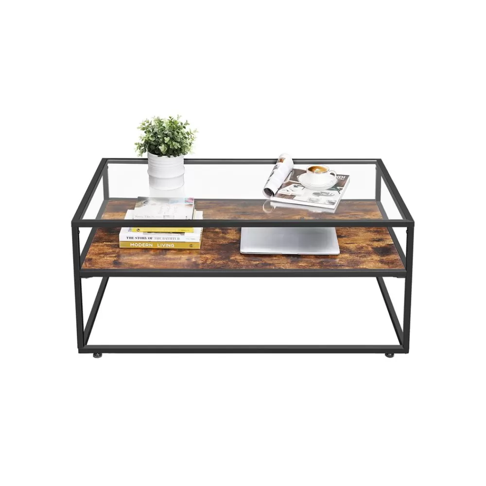 Sale Table basse verre industriel Salon | Tables Basses