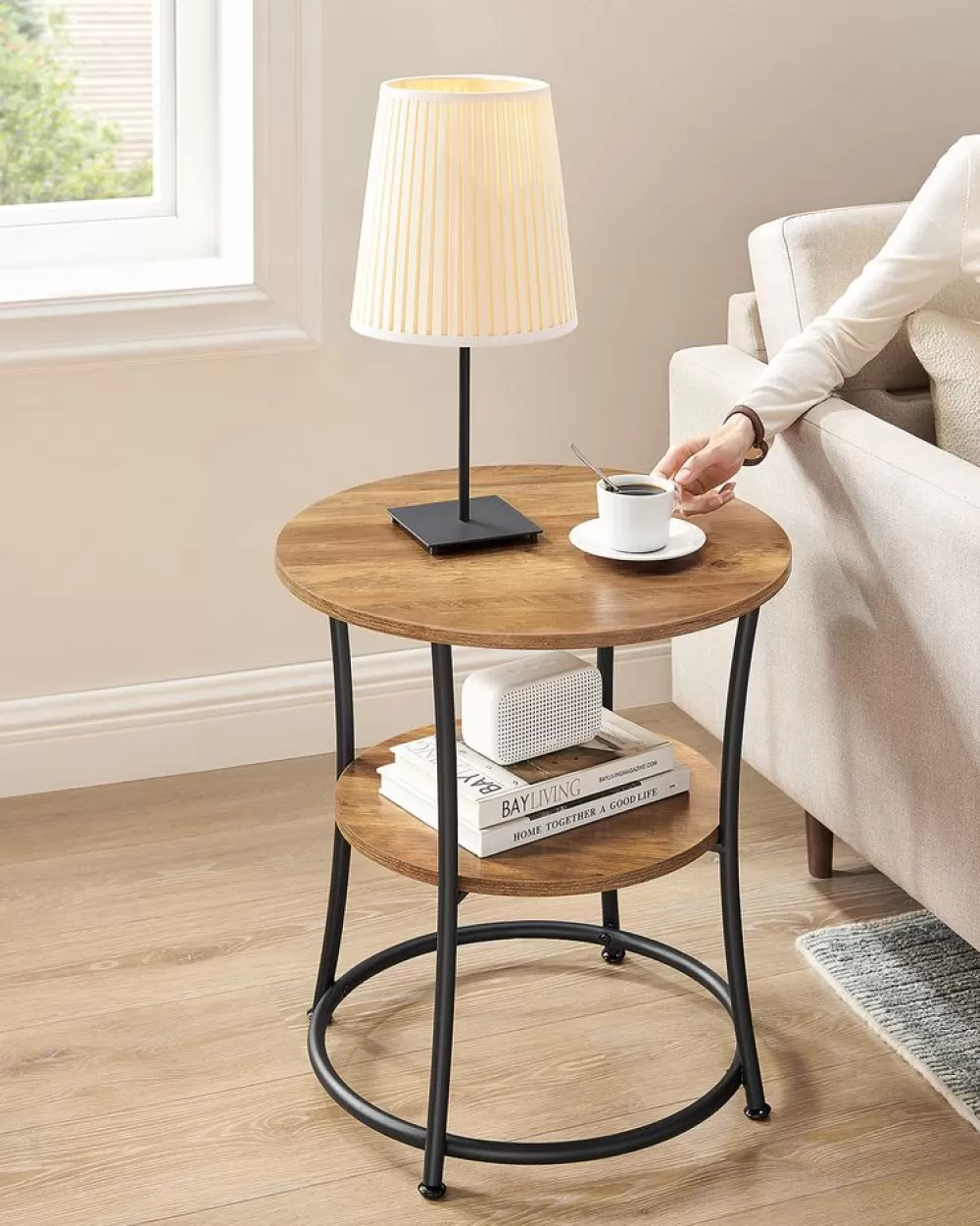 Online Table d'appoint avec étagère inférieure Tables D'Appoint