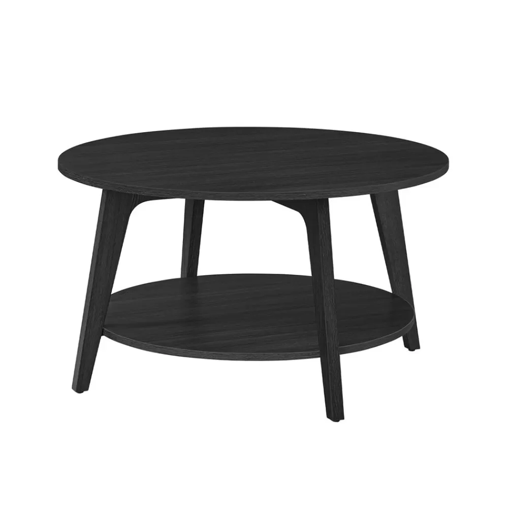 Sale Table de bar avec rangement pu avec coutures noir boisé et noir d'encre Tables | Tables