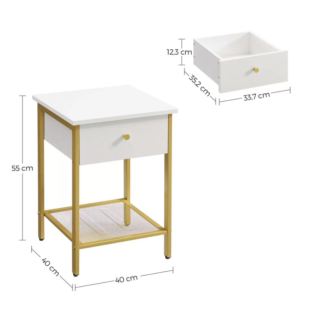 Cheap Table de chevet blanc dé Chambre | Salon