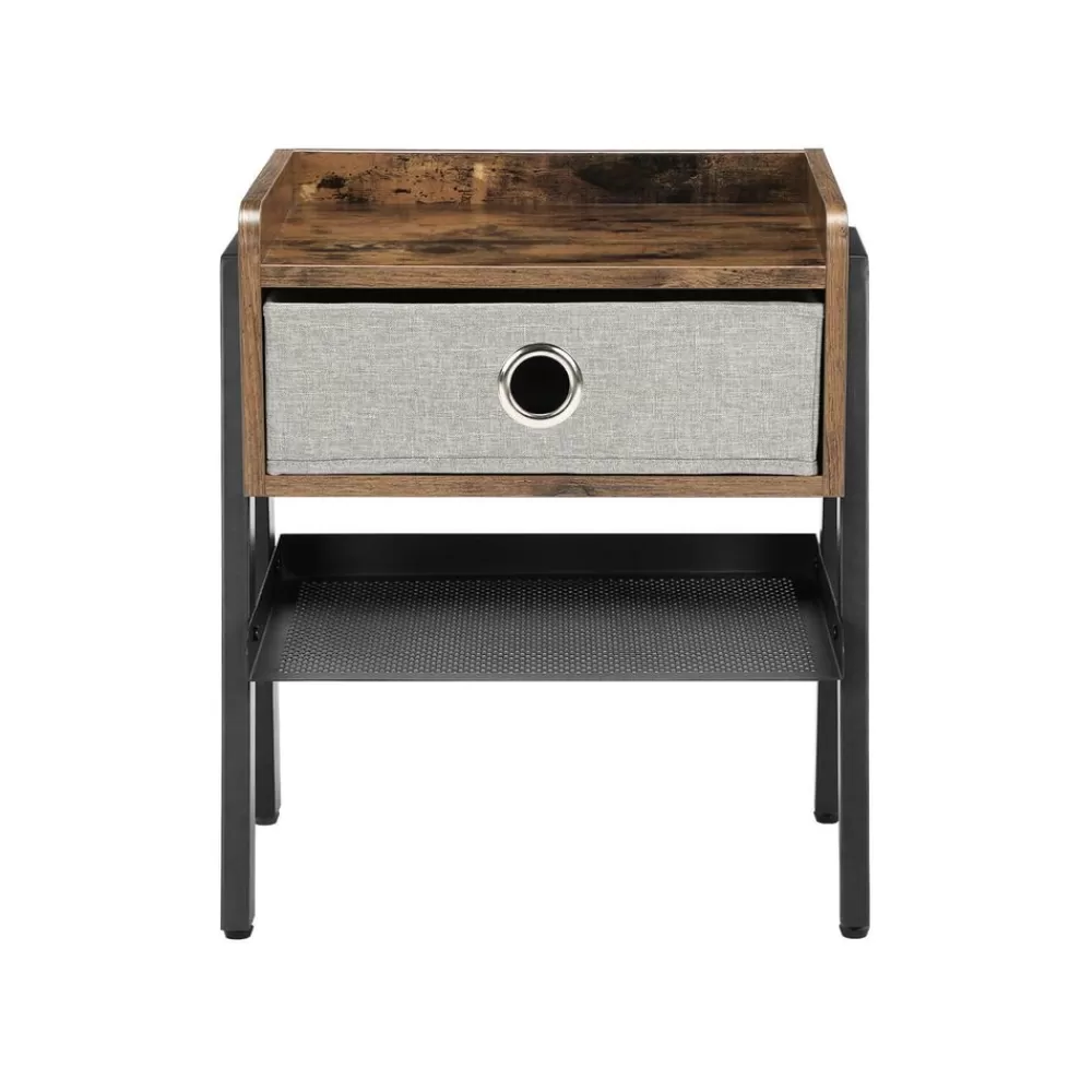 Outlet Table de chevet tiroir tissu Chambre | Salon