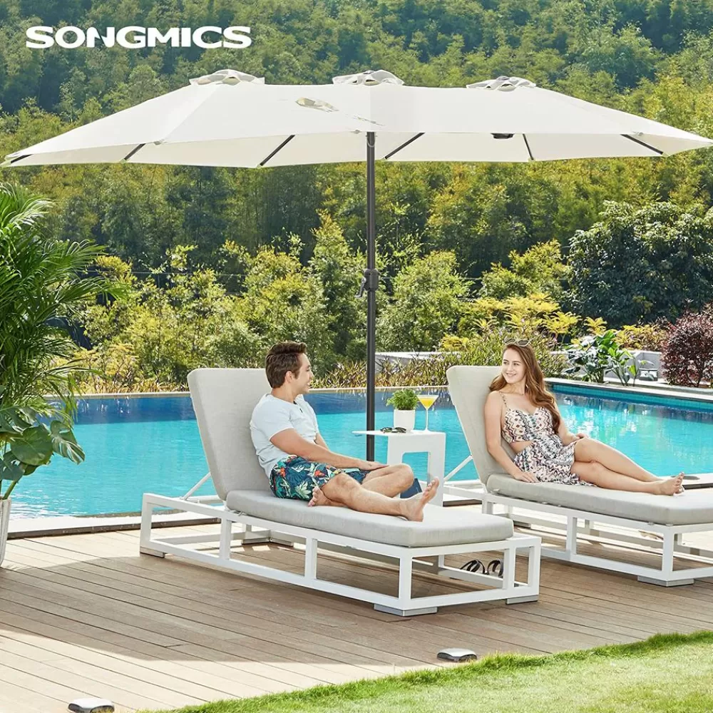 Discount Table de nuit avec multiprise 2 prises électriques 2 ports usb blanc nuage Tables D'Appoint