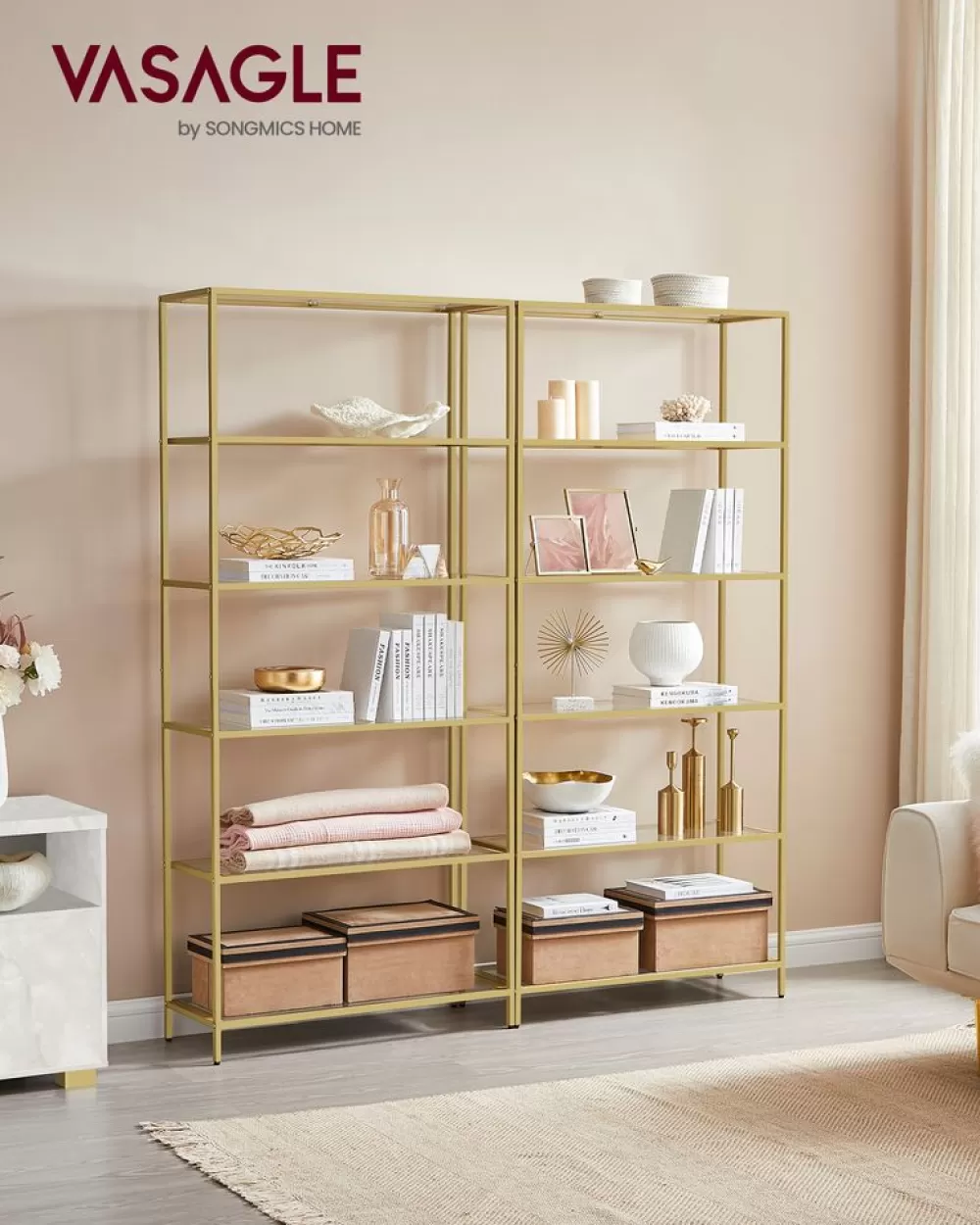 Discount Étagère 3 niveaux en métal 40 x 65 x 80 cm Étagères