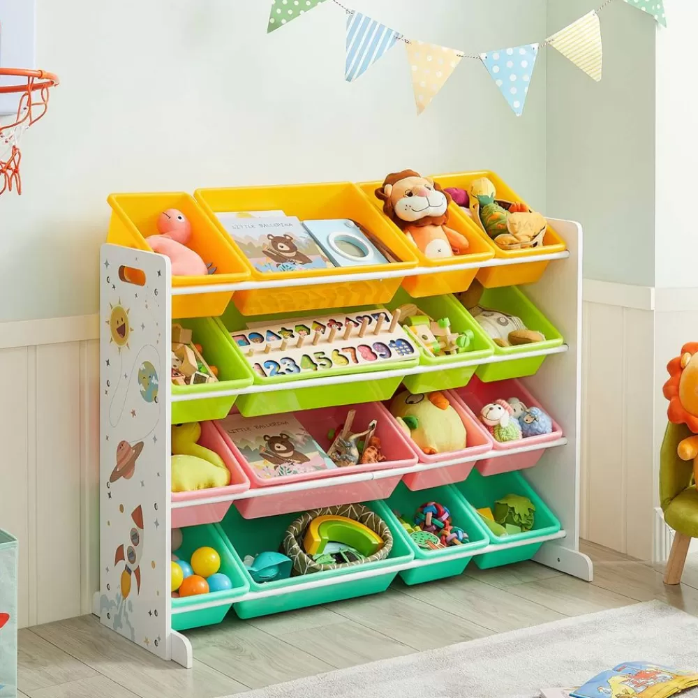 Sale Étagère pour jouets vert menthe Enfant Chambre | Buanderie