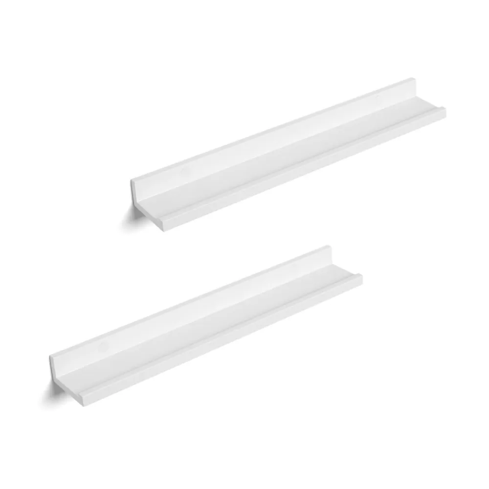 Cheap 3 Étagères murale suspendue longueur 80 cm Étagères Murales