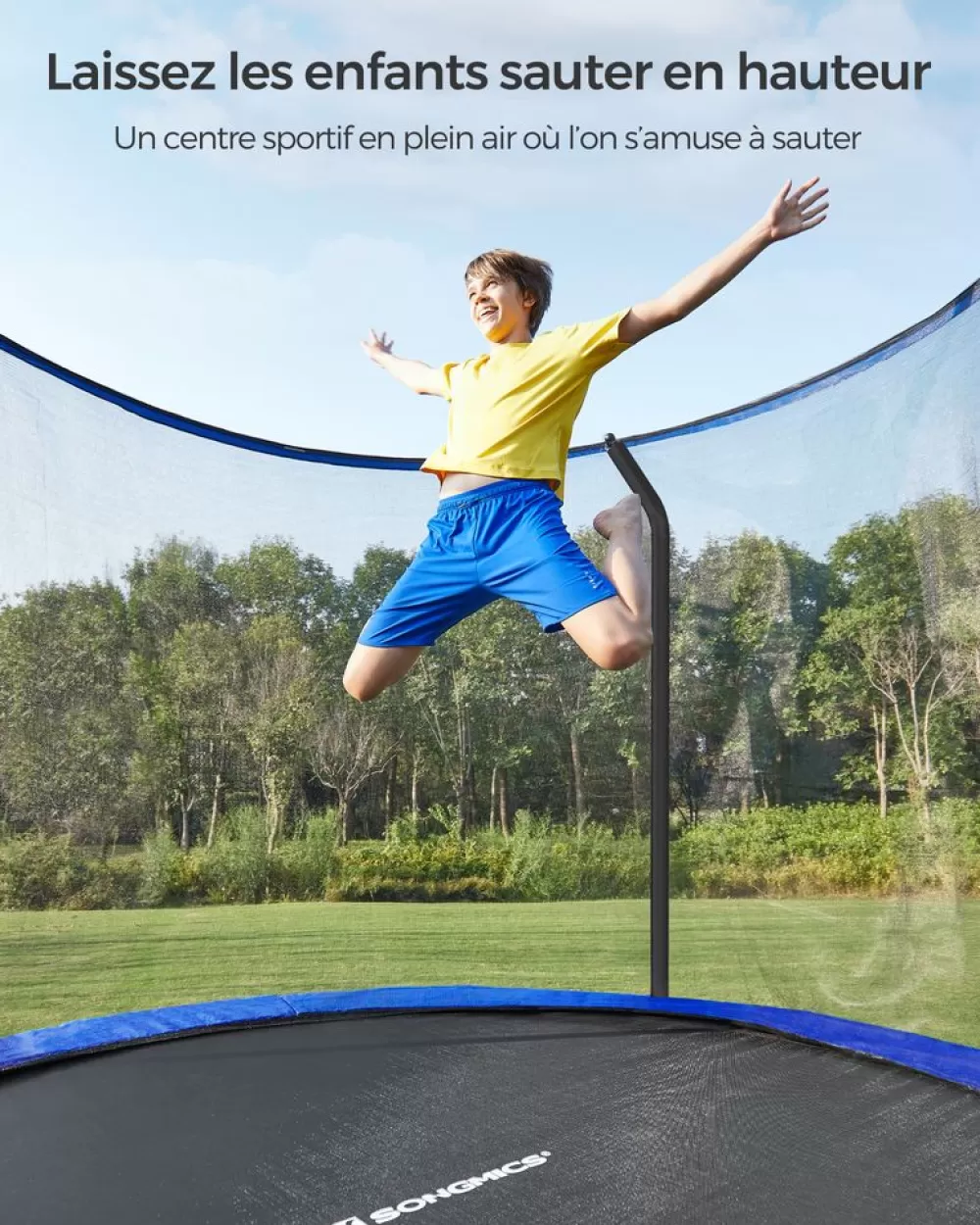 Cheap Trampoline Ø 183 cm bleu Trampolines