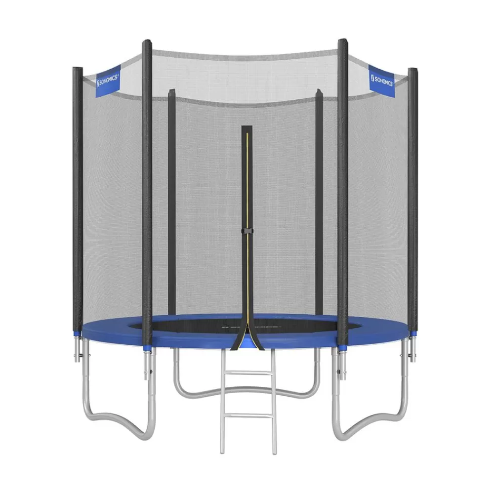 Outlet Trampoline Ø 427 cm noir bleu Trampolines